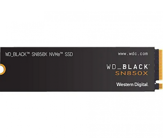 Western Digital WD_Black SN850X 1 TB, M.2 2280, PCI-Express 4.0 ×4, 7.300 MB/s Lesen, 6.300 MB/s Schreiben (Aktionspreis)