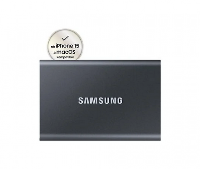 Samsung Portable SSD T7 2 TB, USB-C & USB-A (Aktionspreis)