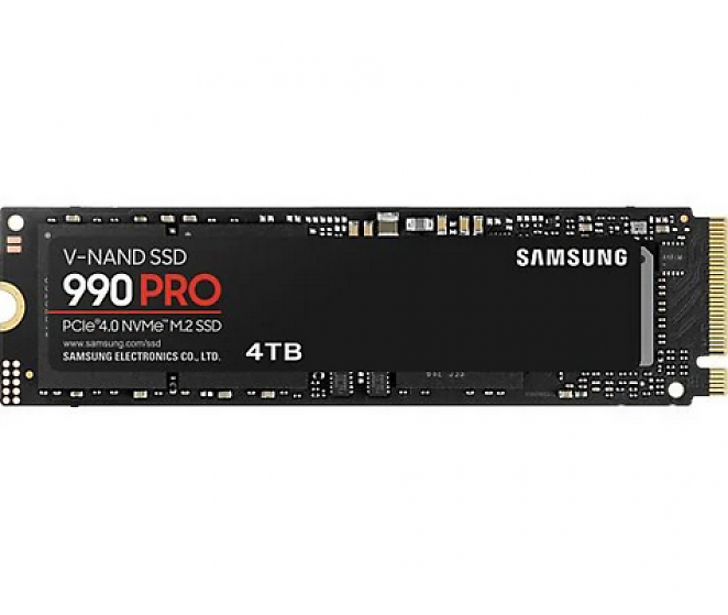 Samsung 990 Pro 4 TB, M.2 2280, PCI-Express 4.0 ×4, 7.450 MB/s Lesen, 6.900 MB/s Schreiben (Aktionspreis)