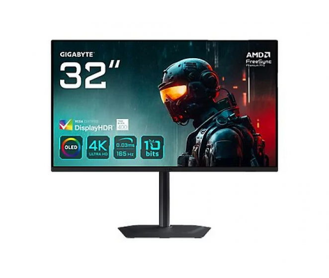 Gigabyte MO32U, 32 Zoll, 3.840 × 2.160, OLED, 165 Hz (Aktionspreis)