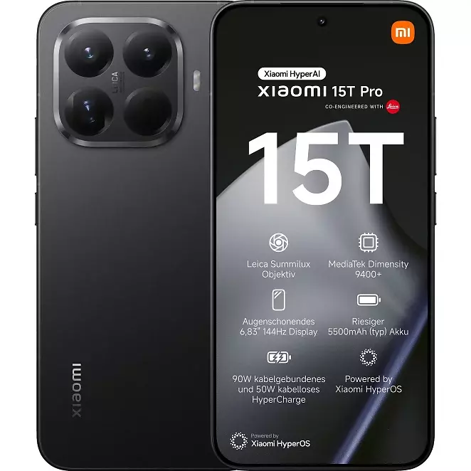 Xiaomi 15T Pro 512 GB Black Dual SIM