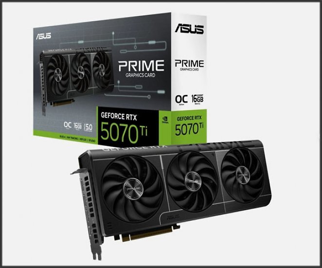 ASUS Prime GeForce RTX 5070 Ti OC - 16GB (Gutschein POWEREBAY5 einlösen!)