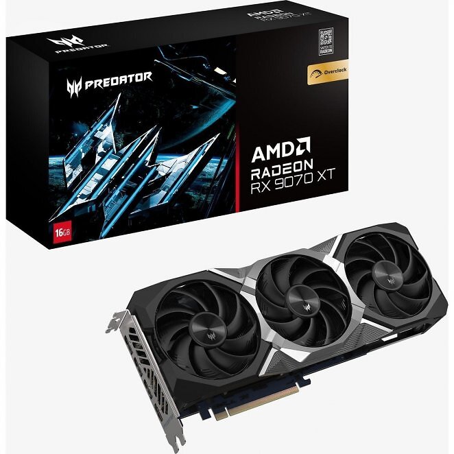 Acer Predator BiFrost AMD Radeon RX 9070 XT 16G OC