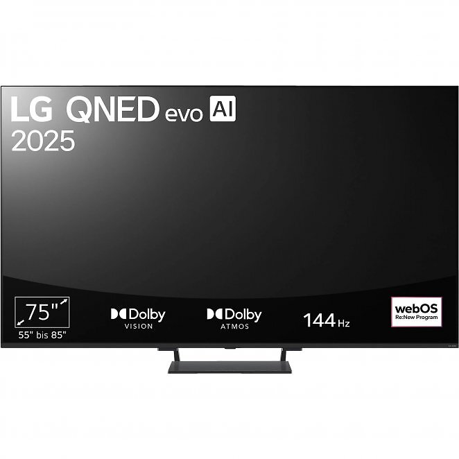 LG 75QNED93A6A QNED evo TV (Flat, 75 Zoll / 190 cm, Mini-LED-TV)