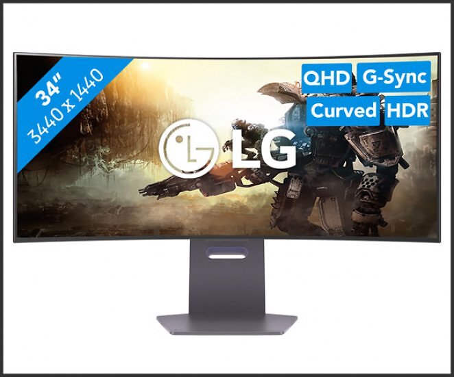 LG UltraGear OLED 34GS95QE-B