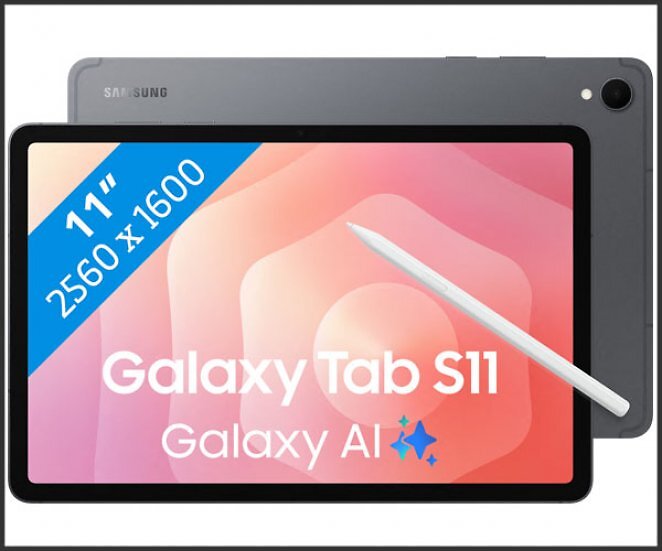 Samsung Galaxy Tab S11 11 Zoll 128GB Wi-Fi Grau