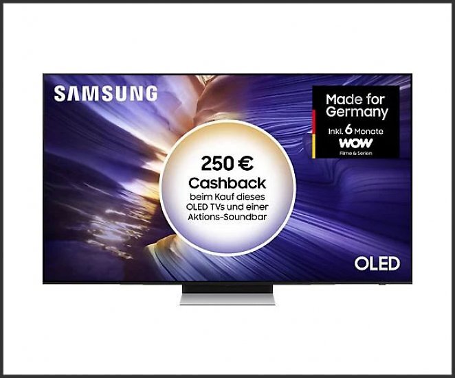 SAMSUNG OLED GQ65S90F 4K Vision AI Smart OLED TV (65 Zoll / 163 cm, UHD 4K, SMART TV)
