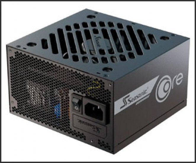 Seasonic Core GX-650, 650 Watt, ATX 3.1, 1× 12V-2×6, 2× PCI-E 6/8-Pin, 80 Plus Gold