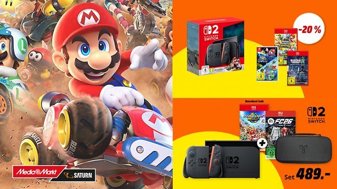 Tolle Nintendo-Deals am Black Friday bei MediaMarkt.