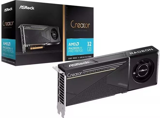 ASRock Radeon AI Pro R9700 Creator