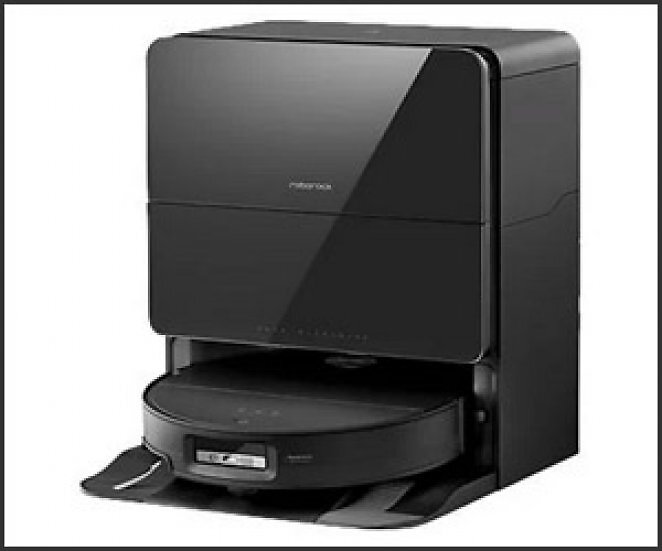 Roborock Saros 10 in Schwarz, Saugroboter mit 22.000 Pa, automatisches Nachfüllen, Entleeren, Moppwäsche und -trocknung etc.