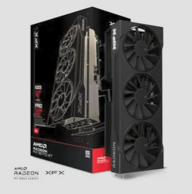 XFX Swift Radeon RX 9070 XT OC Black Triple Fan