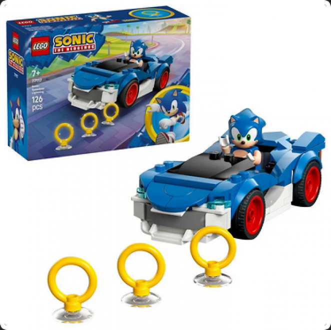 Lego 77117 Sonic the Hedgehog: Speedster Lightning (126 Teile)