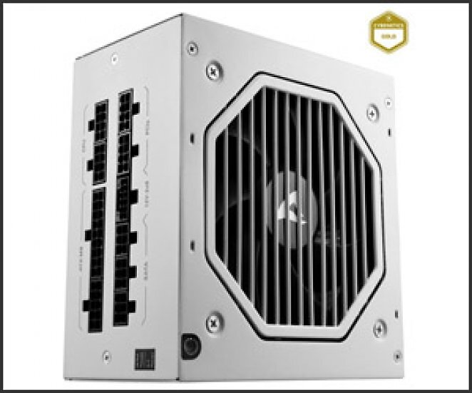 Sharkoon Rebel P20 White 750W, ATX 3.1, 750 Watt, 1× 12V-2×6, 4× PCI-E 6/8-Pin, Cybenetics Gold