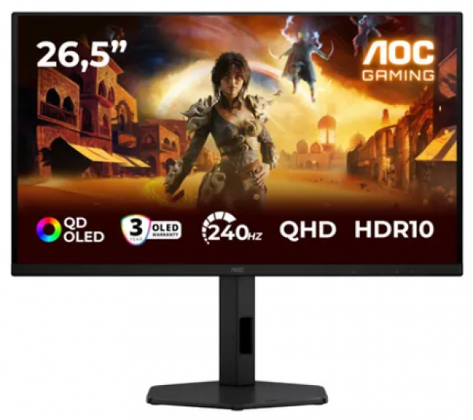 AOC Q27G41ZDF 26.7 Zoll WQHD QD-OLED, 240 Hz