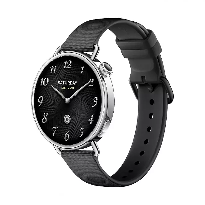 XIAOMI Watch S4 41 mm Smartwatch Fluorkautschuk, 120-190 mm, Black