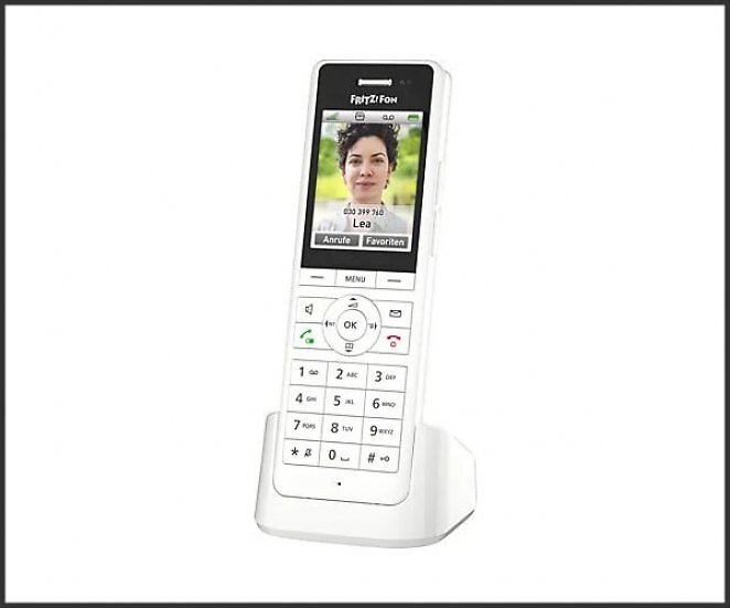 AVM FRITZ!Fon X6, HD Schnurloses Telefon, Weiß