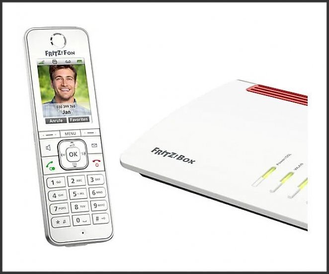 AVM FRITZ!Fon C6, HD Schnurloses Telefon, Weiß