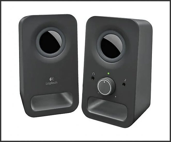LOGITECH Z150 PC-Lautsprecher (2.0, Schwarz