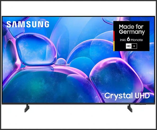 SAMSUNG GU50U7099FU LED-Fernseher Crystal UHD, Q-Symphony, Dolby Surround Sound, Triple Tuner, Smart-Hub