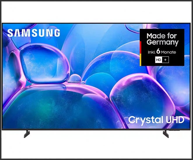 SAMSUNG GU65U7099FU LED-Fernseher Crystal UHD, Q-Symphony, Dolby Surround Sound, Triple Tuner, Smart-Hub