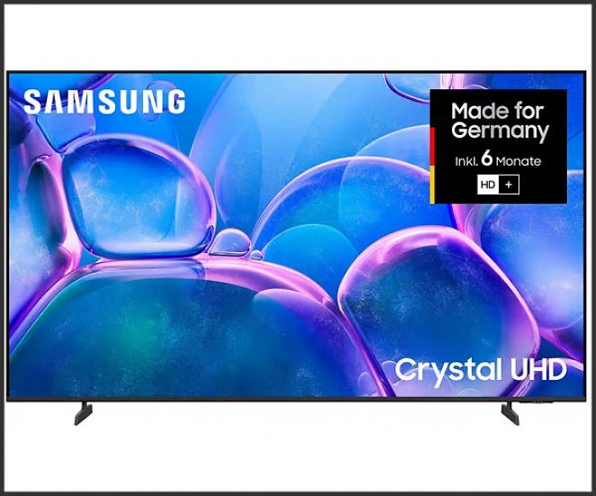 SAMSUNGGU75U7099FU LED-FernseherCrystal UHD, Q-Symphony, Dolby Surround Sound, Triple Tuner, Smart-Hub