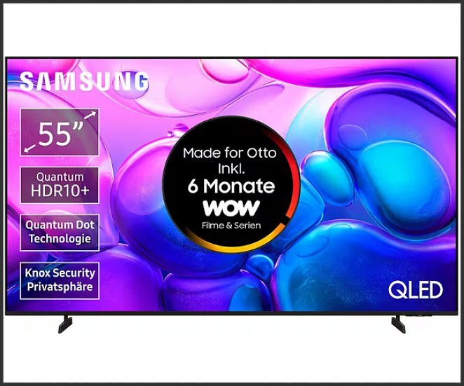 SAMSUNG GQ55Q6FAAU QLED-Fernseher (55 Zoll)