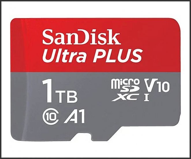 SANDISK Ultra® PLUS microSDXC™‐UHS‐I‐Karte, Micro-SDXC Speicherkarte, 1 TB, 160 MB/s