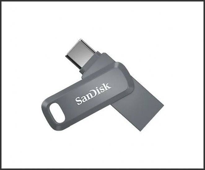 SANDISK Ultra® Dual Drive Go USB-Stick, 1 TB, 400 MB/s, Grau