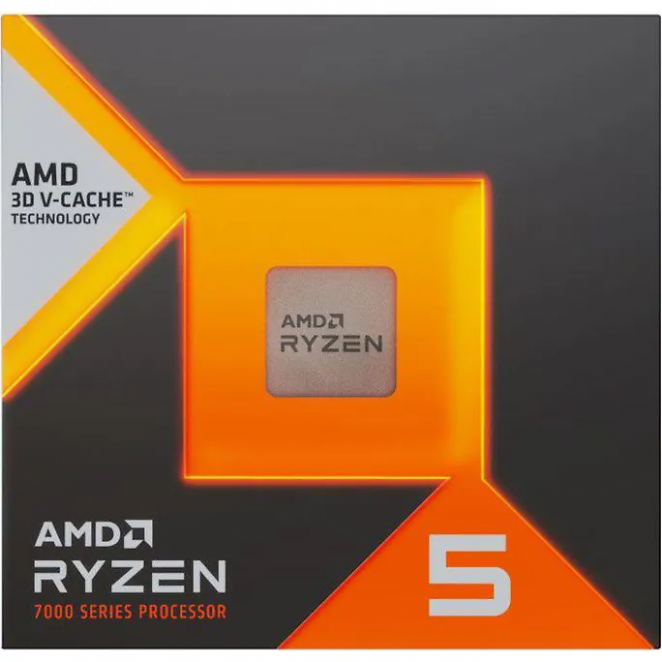 AMD Ryzen 5 7500X3D, Sockel AM5, 6 Kerne/12 Threads, bis 4,5 GHz, 65 Watt TDP