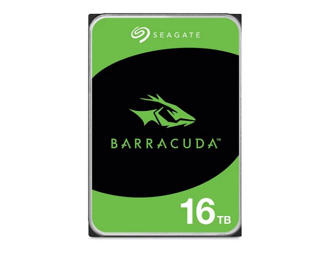 Seagate Barracuda 16 TB ST16000DM001, SATA 6 Gb/s, 7.200 U/min, CMR, bis 190 MB/s