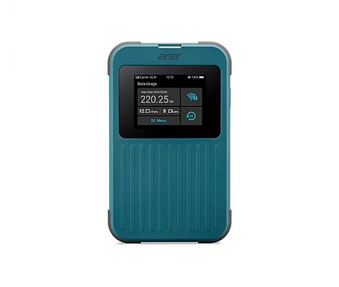 Acer Connect Enduro M4 5G, mobiler Hotspot mit 5G, LTE, Wifi 6 (Dualband, 2,4 & 5 GHz), USB-C, 8.000-mAh-Akku etc.