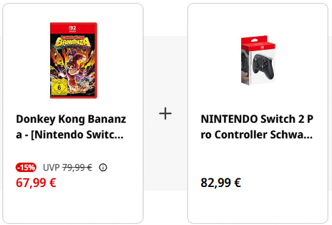 Donkey Kong Bananza + Switch 2 Pro Controller