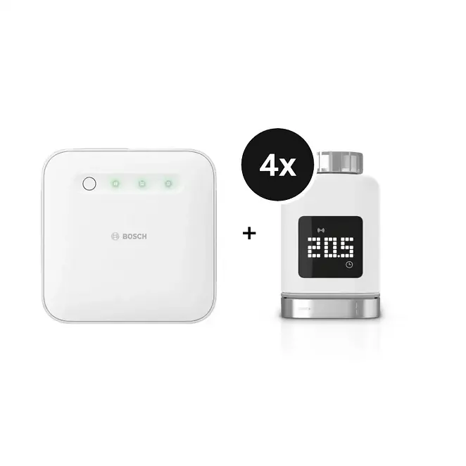 Bosch Smart Home - Starter-Set Heizung II [+M] mit 4 Thermostaten