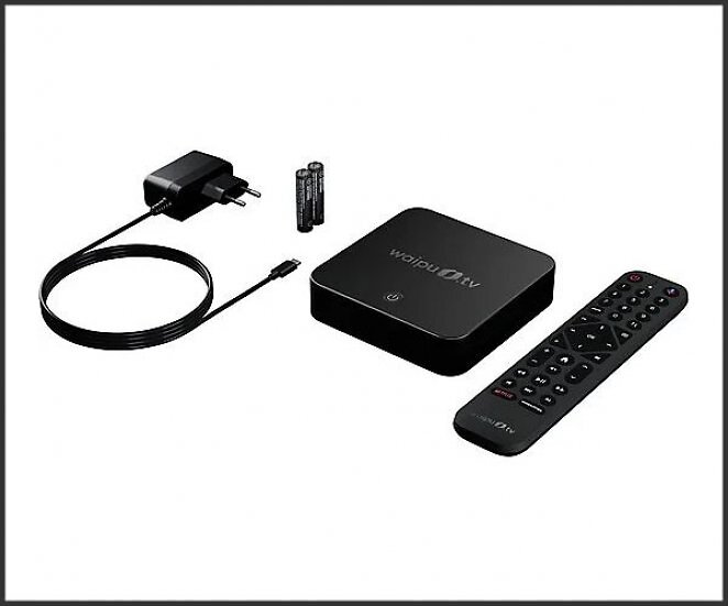 WAIPU.TV Box Streaming Stick, Schwarz