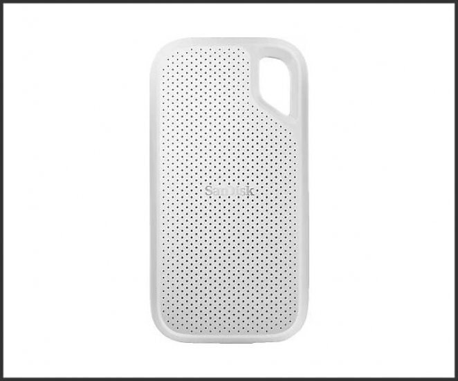 SANDISK Extreme® Portable SSD Festplatte, 1 TB SSD, extern, Weiß