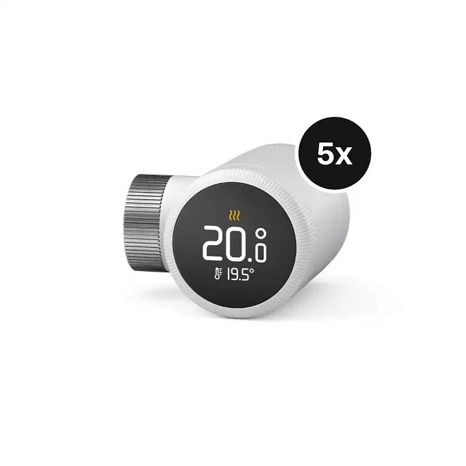 tado° X Smartes Heizkörper-Thermostat - 5er-Set
