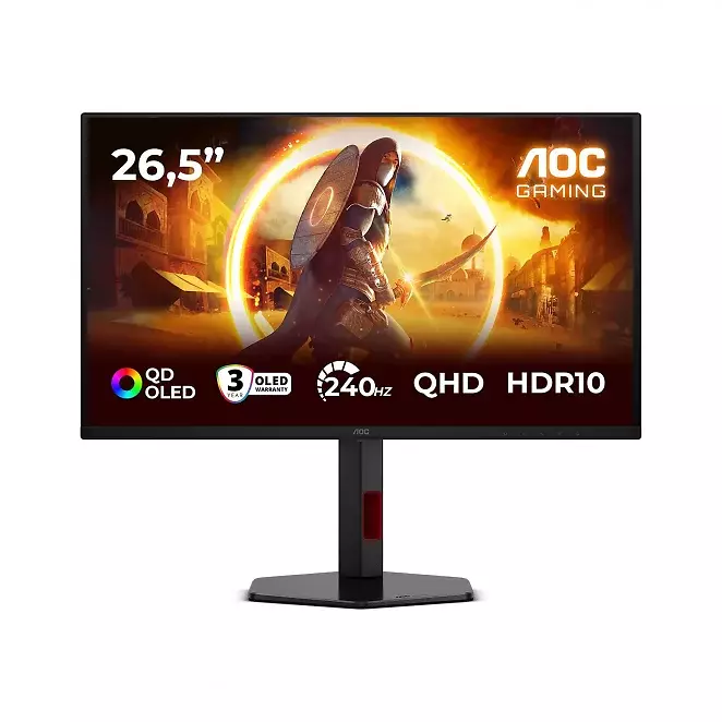 AOC Q27G4ZDR, OLED 26,5 Zoll QHD Gaming Monitor, 240 Hz