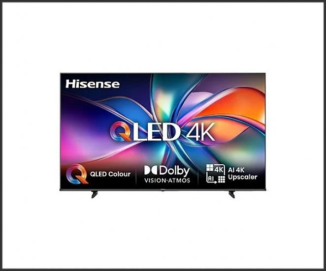 HISENSE 43E7Q 4K QLED TV (Flat, 43 Zoll / 108 cm, UHD 4K, SMART TV)