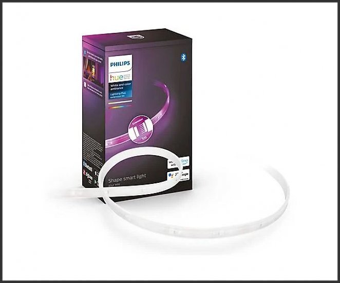 PHILIPS Hue White und Color Amb. Erweiterung (1m) Lightstrip 16 Mio. Farben
