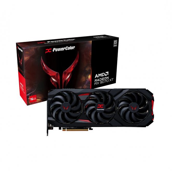 PowerColor Radeon RX 9070 XT Red Devil - 16GB GDDR6 RAM - Grafikkarte
