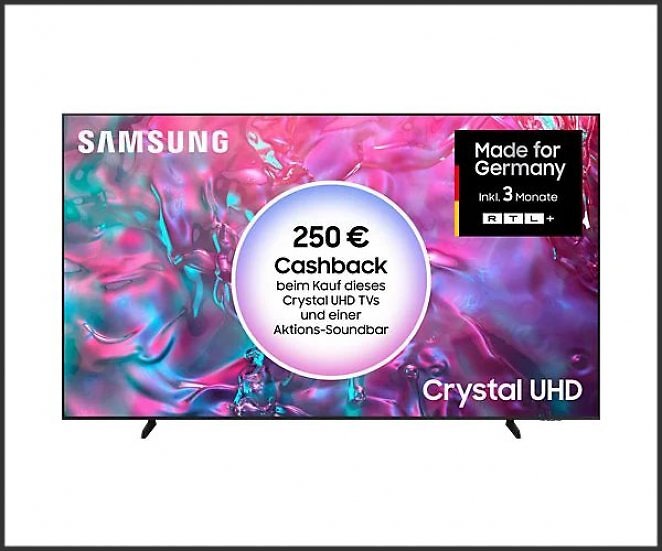 SAMSUNG GU98DU9079U LED TV (Flat, 98 Zoll / 249 cm, UHD 4K, SMART TV, Tizen)