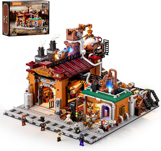 Lumibricks Steampunk-Erzfabrik