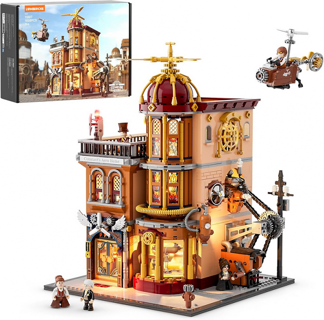 Lumibricks Steampunk Flugclub