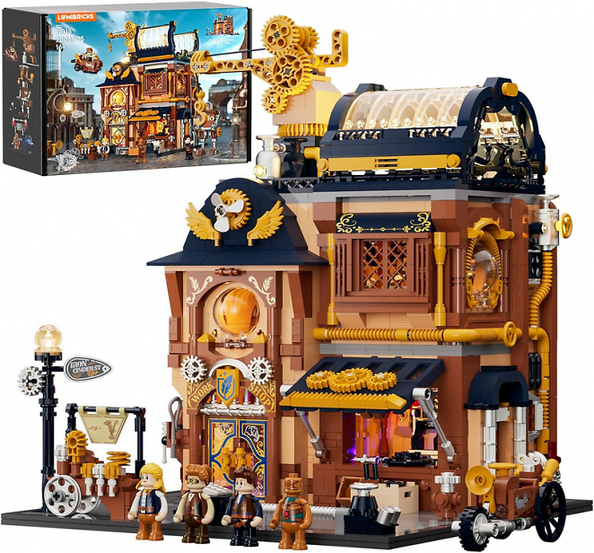 Lumibricks Steampunk Mechanische Werkstatt