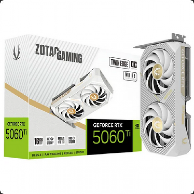Zotac Gaming Geforce RTX 5060 Ti Twin Edge OC White Edition 16G