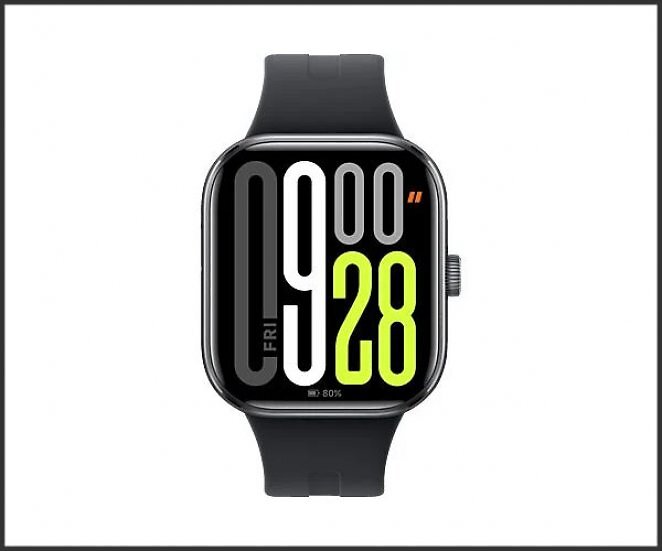 XIAOMI Redmi Watch 5 Smartwatch Aluminium Thermoplastisches Polyurethan / Kunststoff, 20-200 mm, Obsidian Black