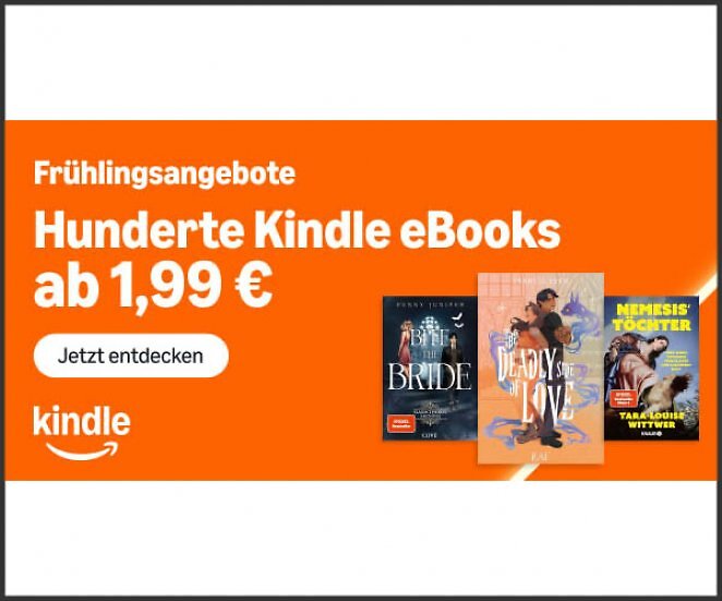 Hunderte Kindle eBooks ab 1,99€