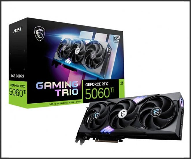 MSI GeForce RTX 5060 Ti GAMING TRIO OC 8G, Grafikkarte