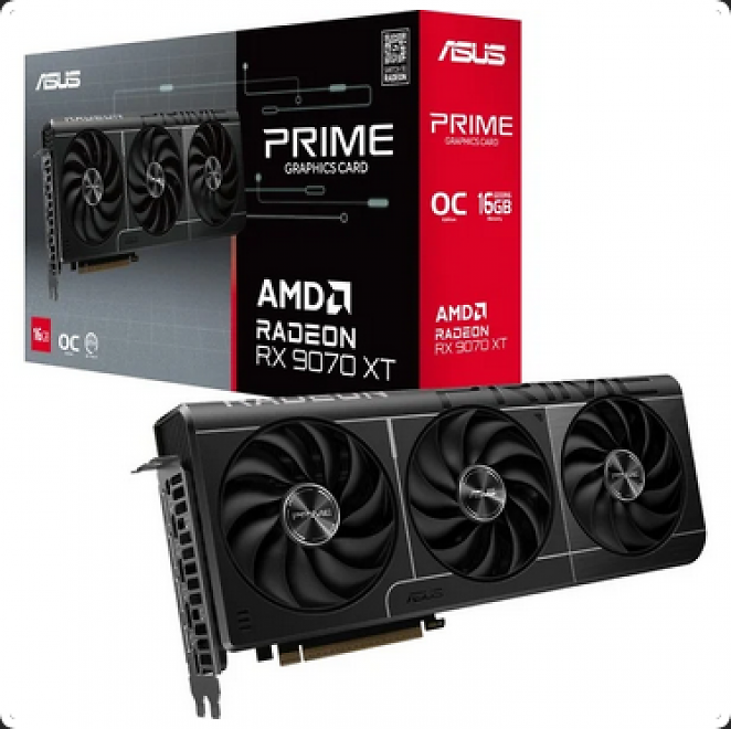Asus Prime Radeon RX 9070 XT OC